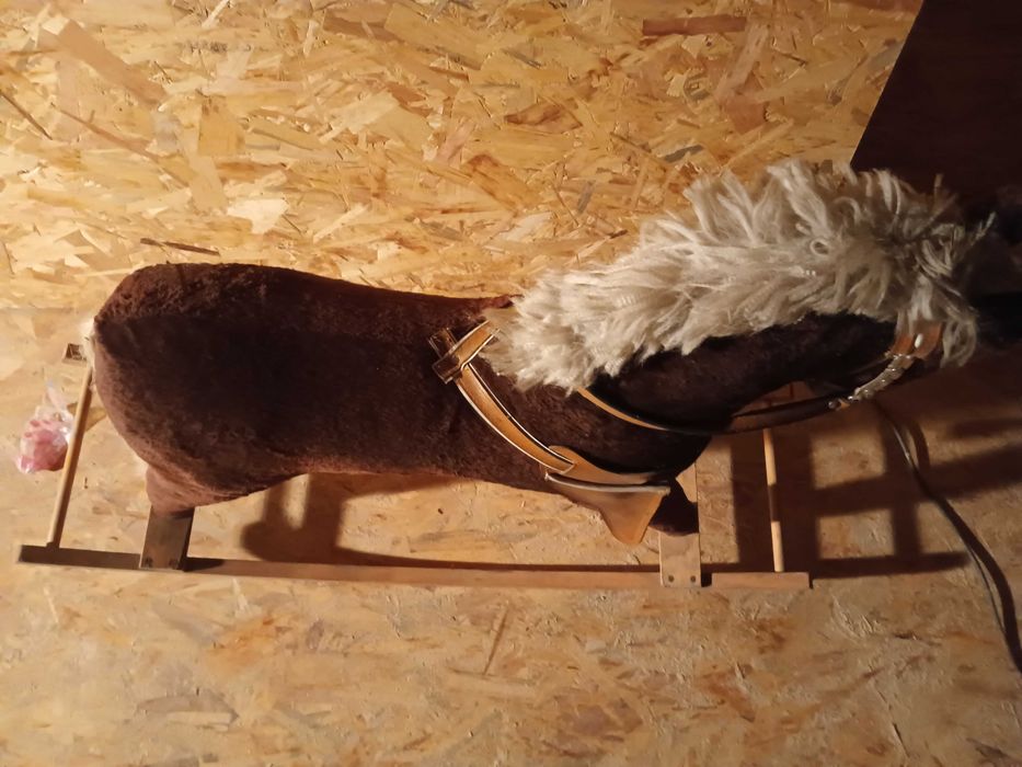Koń konik na biegunach