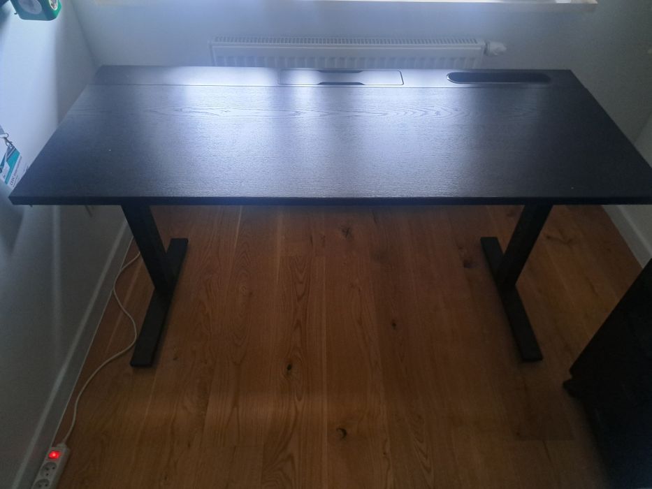 Biurko Ikea gamingowe czarne