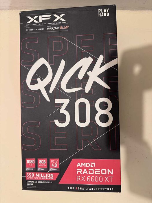 Placa gráfica XFX RX 6600 XT Qick 308 Black