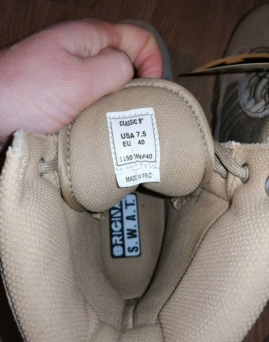 Botas swat originais tamanho 40