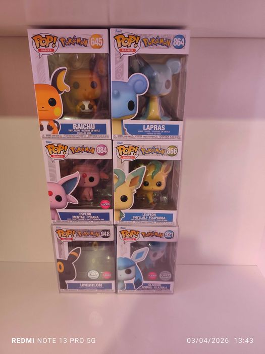 Lote Funko Pop Pokémon
