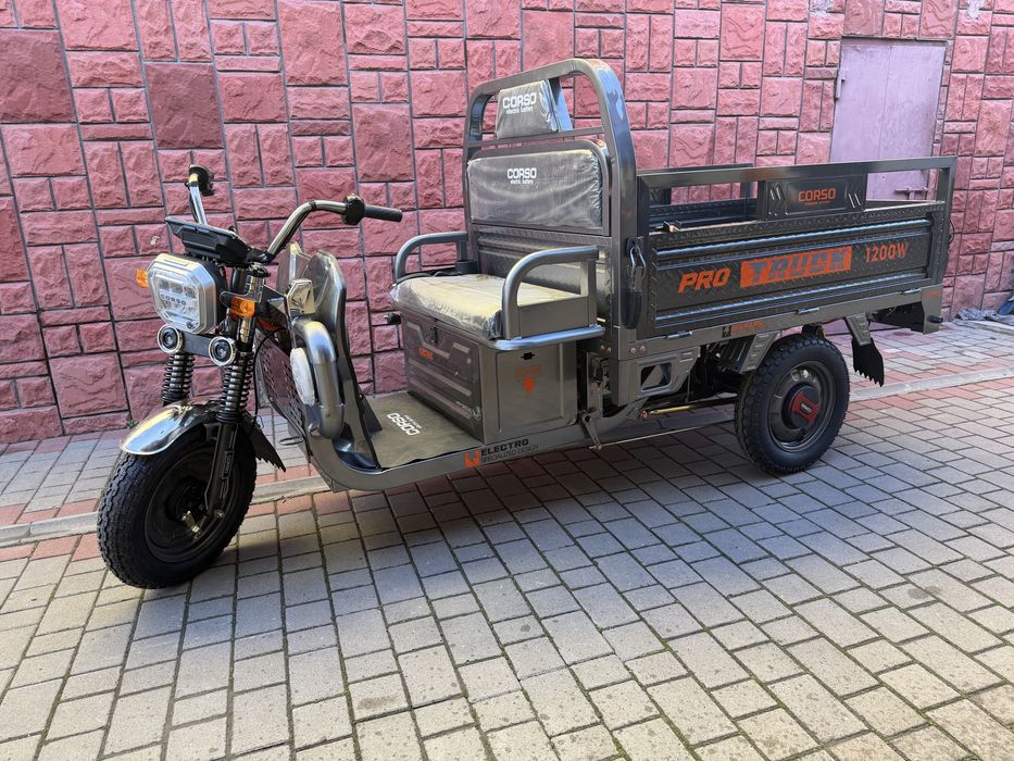 Електричний вантажний трицикл Corso 1200w