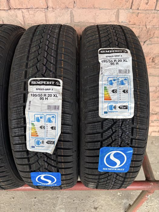 Комплект Зимових НОВИХ шин 195/55R20 XL Semperit