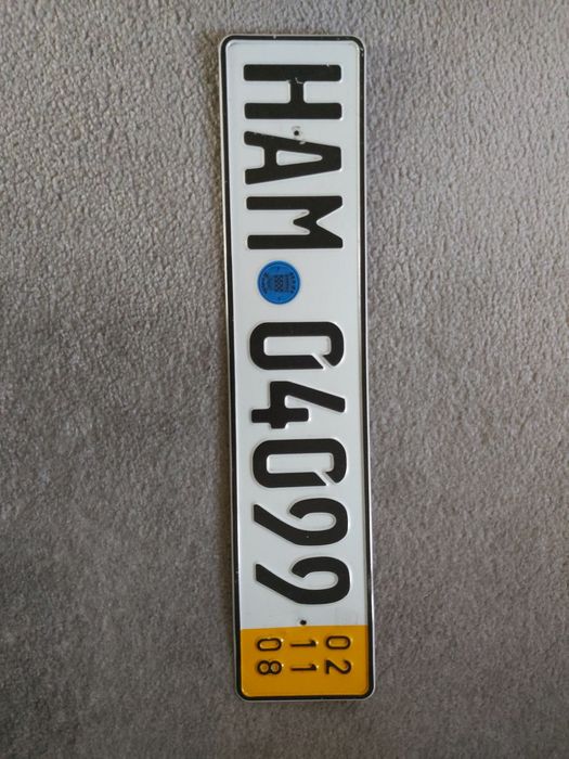 Kolekcjonerska tablica niemiecka