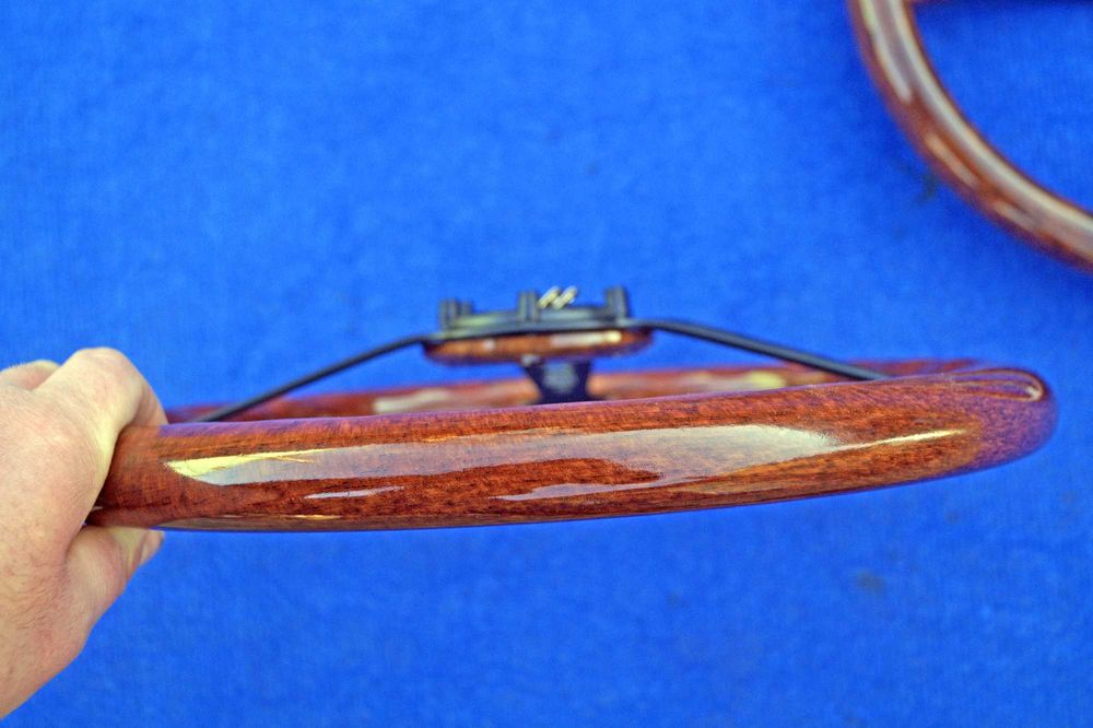 Руль ретро спортивный (под дерево) 350мм