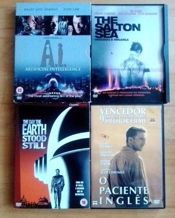 4 dvds em bom estado