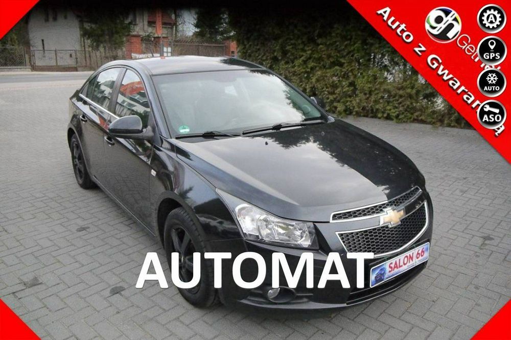 Chevrolet Cruze 1.8 Gaz LPG Automat Stan b.dobry bez rdzy bezwypadkowy Gwarancja 12mc
