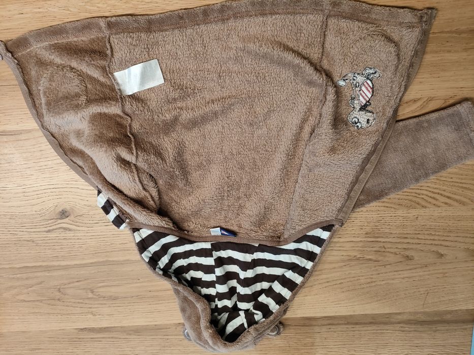 Uroczy polarek chłopięcy bluza z uszkami 86 92 Lupilu