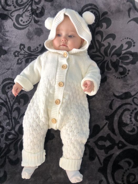 Вʼязаний комбінезон розмір 66см