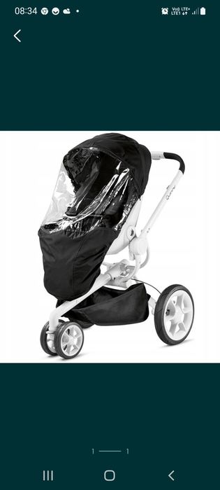 Oryginalna folia przeciwdeszczowa Quinny moodd spacerówki spacerowke