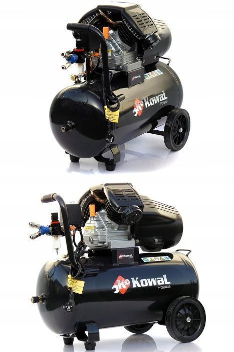 Компрессор KowaL : 3.2 кВт - 50 л. 2-поршневой масляний компресор