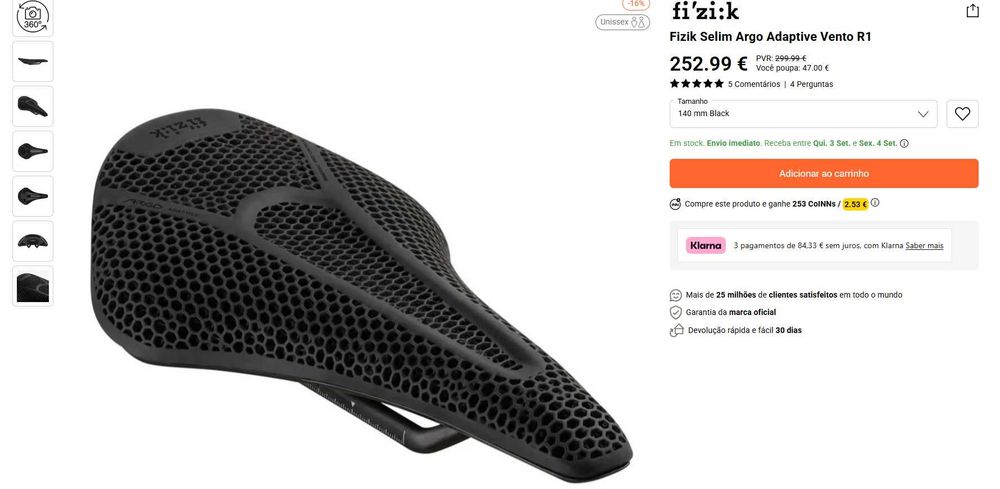 Selim FIZIK ARGO adaptative - NOVO