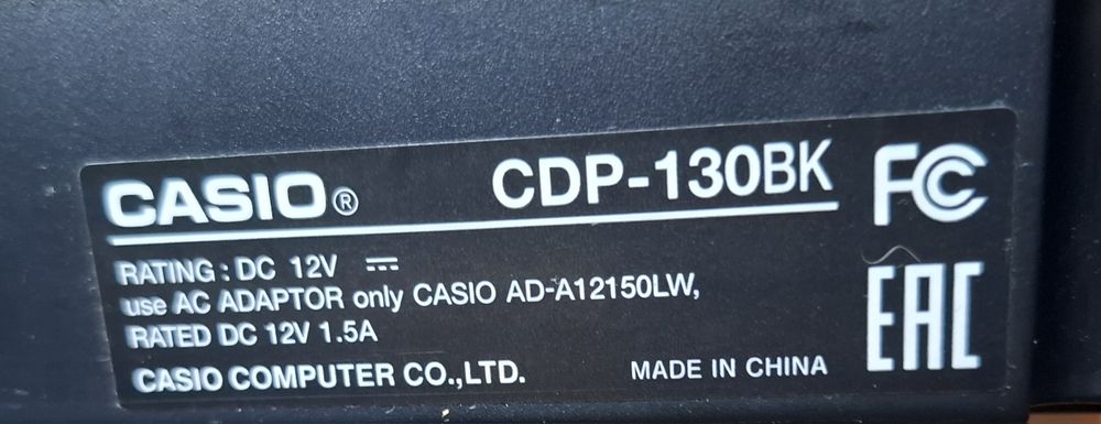 Цифрове піаніно Casio CDP-130 + повний комплект (педаль, пюпітр)