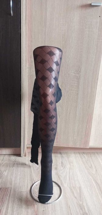 Rajstopy nr 20 wzór kratka.