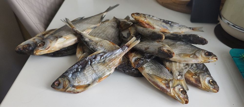 Плотва вяленная,густера