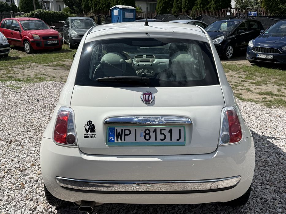 Fiat 500 1.2 Benzyna + LPG | 2008 | 249tys km | City | Panorama |Faktura VAT