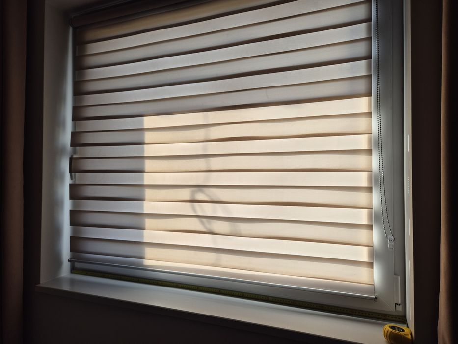 Żaluzje dzień noc beż 120 x 140cm