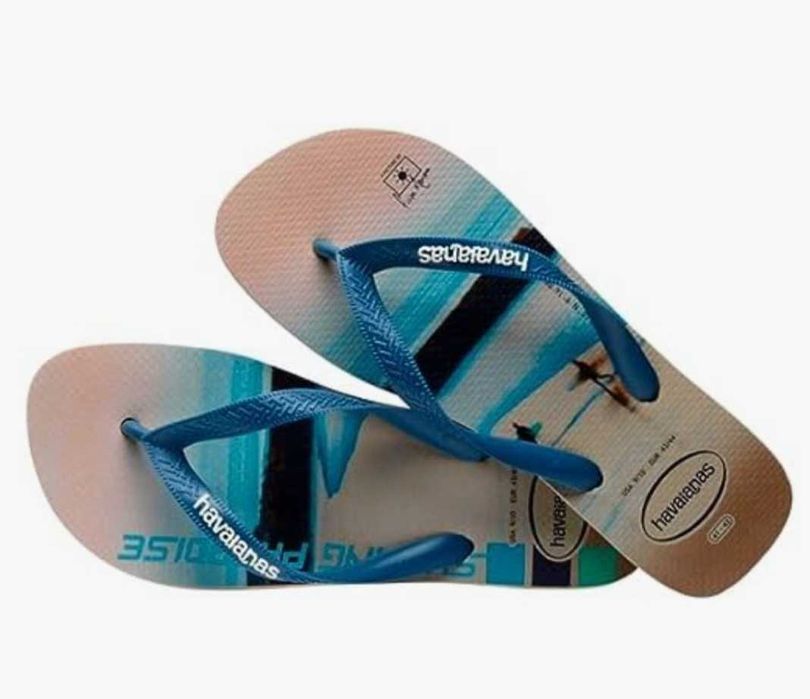 Klapki męskie 47/48 49/50 havaianas hype areia azul japonki 32 cm