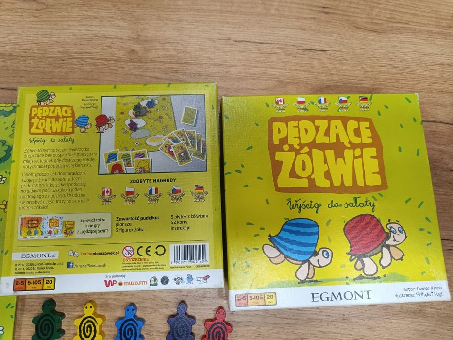 Gra Pędzące żółwie Wyścig do sałaty Egmont