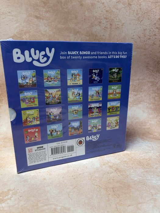 Outlet BLUEY Big Fun box of books 20książek