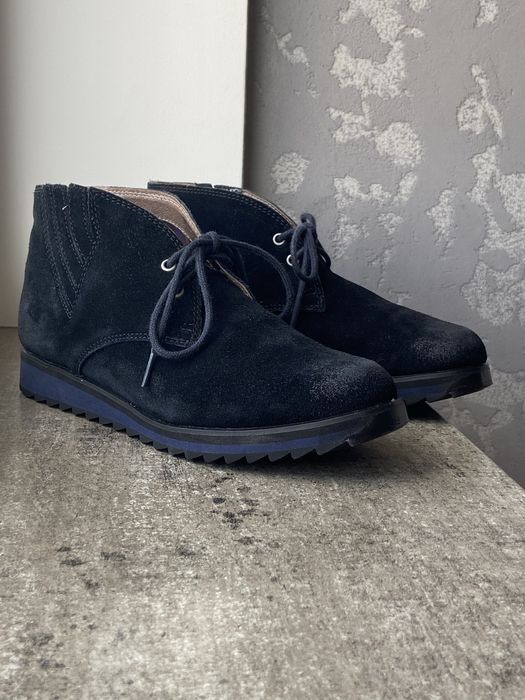 Женские демисезонные ботинки Mexx натуральная замша 36 р 23 см б/у