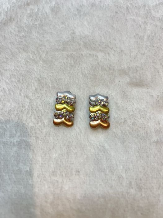 Kolczyki aesthetic vintage cyrkonie retro glam glamour