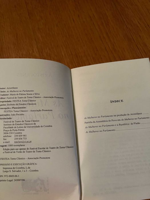 As Mulheres no Parlamento      ARISTÓFANES