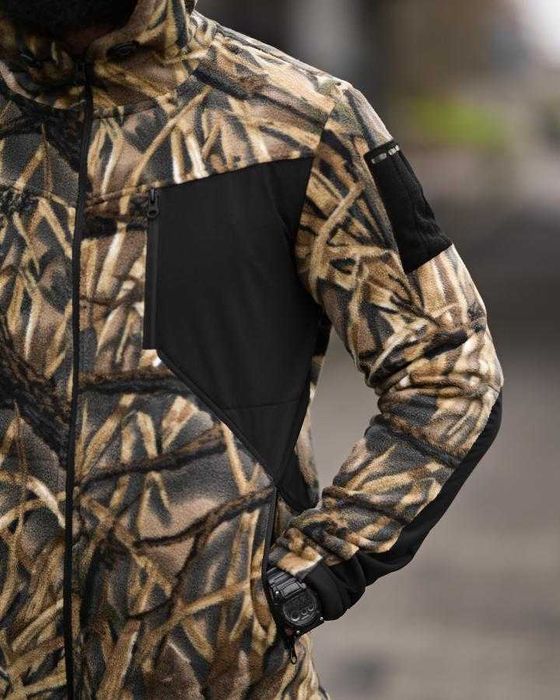 Зимовий тактичний флісовий костюм Wood M-XXXL без передоплати