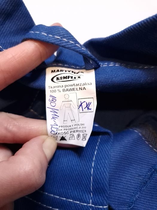 Kurtka ochronna robocza lekka guziki r.XL