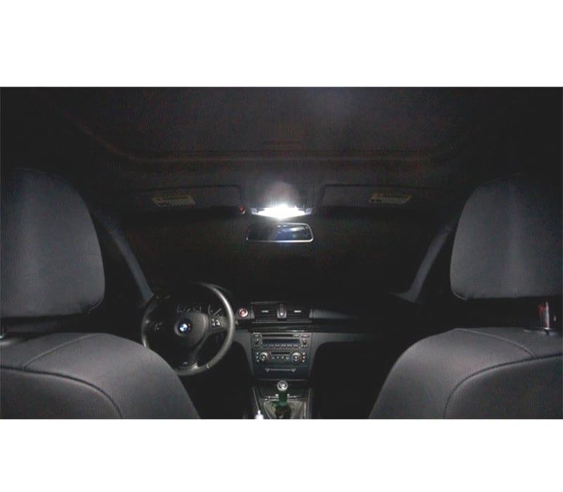Kit completo de 8 lâmpadas LED interior BMW 1 serie F20 F21 116i 118i 120i 120d 125d 125i M135i 12-14