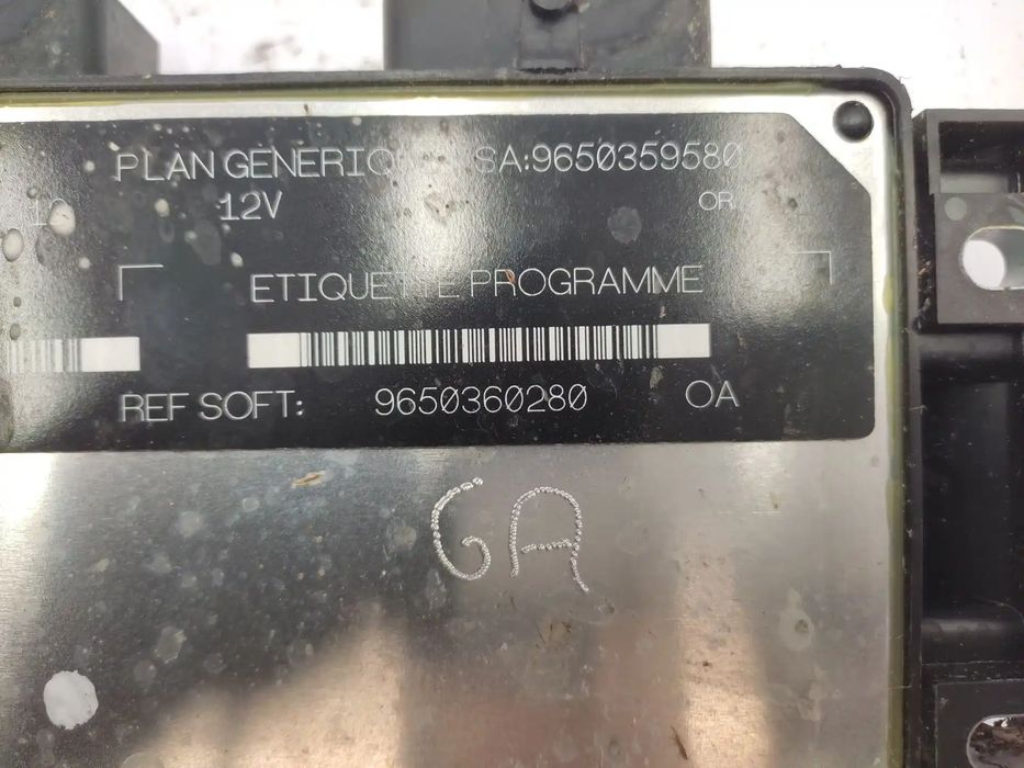 Centralina De Motor Uce PEUGEOT PARTNER MONOSPACE (5_, G_) 1.9 D 9650359580 9650360280