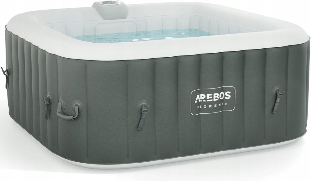 Jacuzzi Basen SPA z hydromasażem nadmuchiwany kwadratowy FLORENCE 600 l