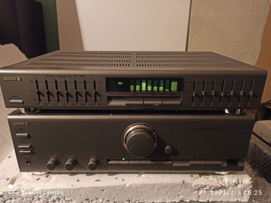 Diora  Ws 704 wzmacniacz i Fs 704 korektor -equalizer