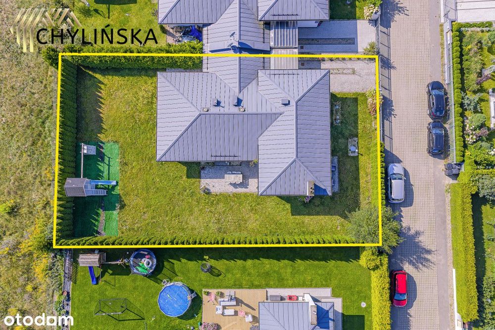 Parterowy Dom na zamkniętym osiedlu blisko Gdyni