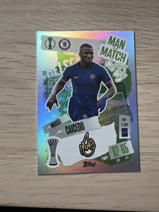 karta match attack Moises Caicedo Chelsa