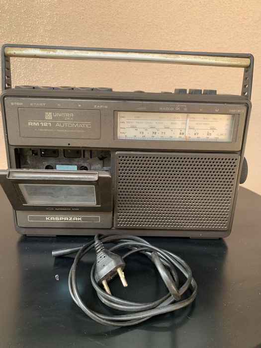 Ретро Радіомагнітофон Unitra Kasprzak RM 121 Automatic, Польша