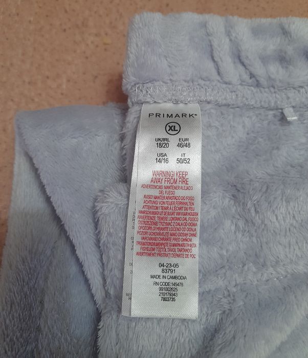 Pijama polar de senhora - Tamanho XL