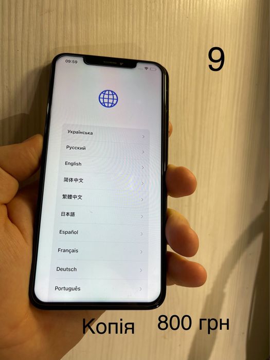 Дисплей iPhone Xs Max екран розборка оригинал оригінальний донор