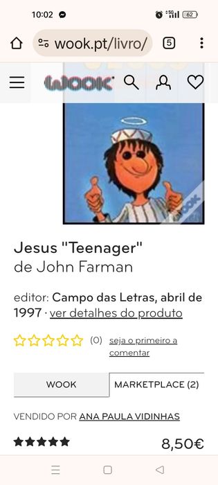 Livro Jesus Teenager - John Farman de 1997