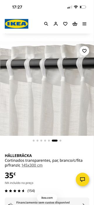 Cortinas ondas ikea