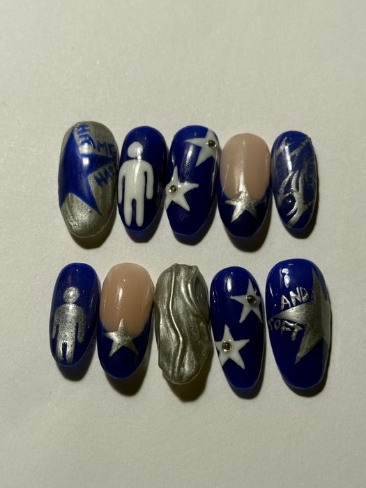 Press on nails tipsy paznokcie inspirowane billie eilish