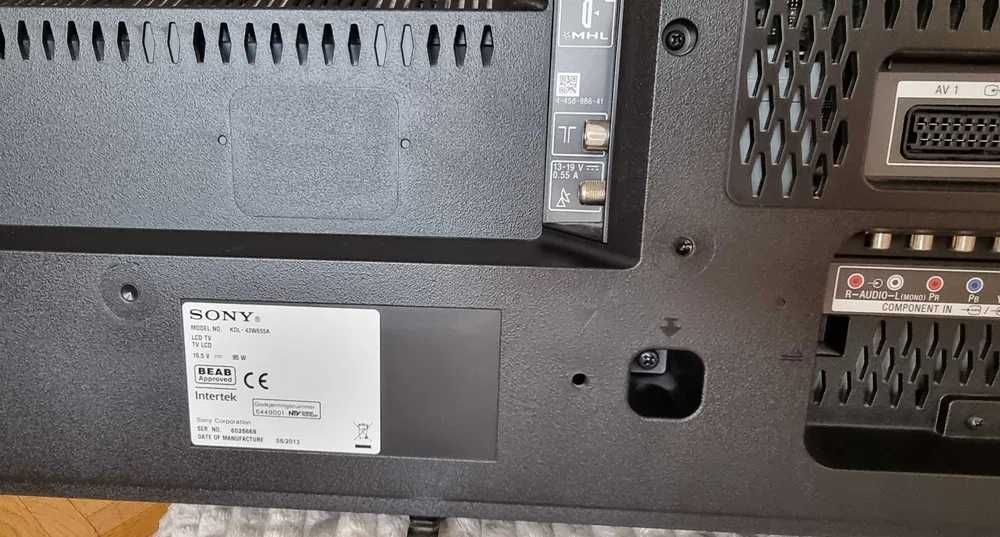 Telewizor LED SONY 42cale (pęknięta matryca) KDL 42 W 6 5 6 A