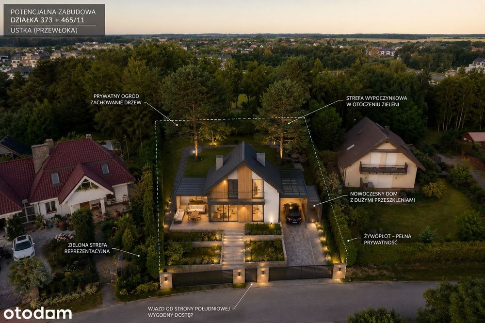 Działka pod budowę domu - Ustka (Przewłoka)