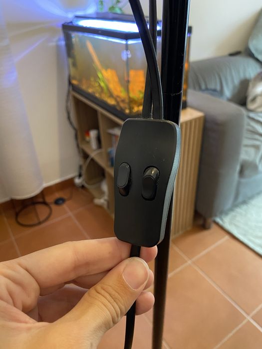 Candeeiro ikea c/ 2 focos