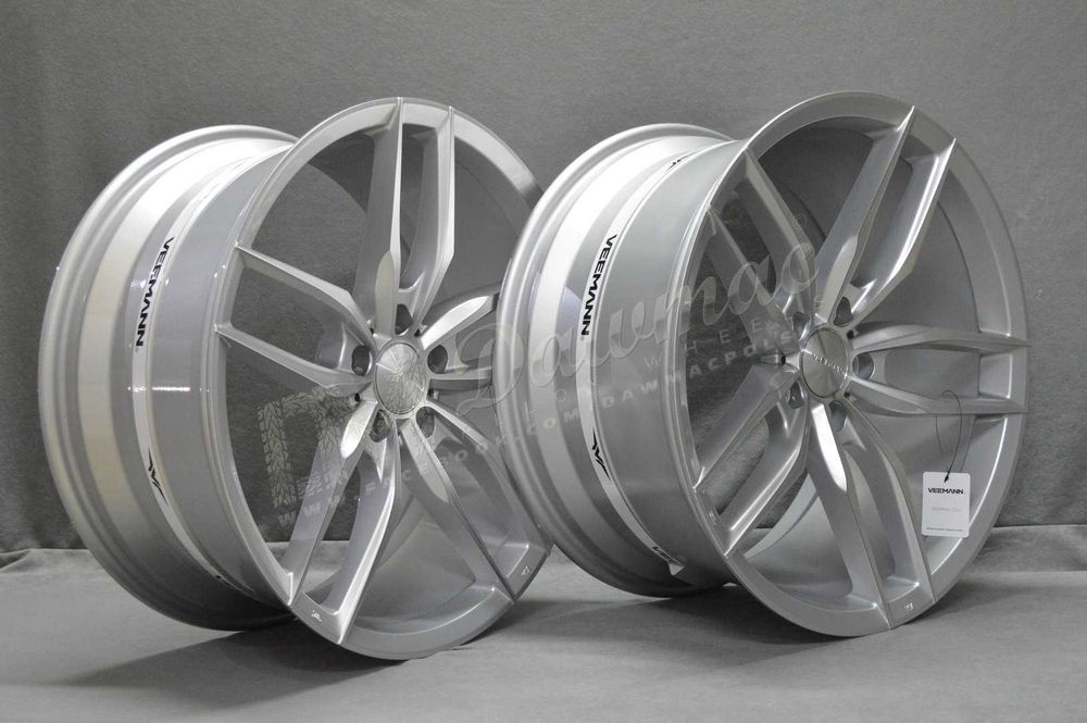 Felgi Veemann V-FS28 19" 8,5J ET35 + 9,5J ET43 5x120 Machined Silver