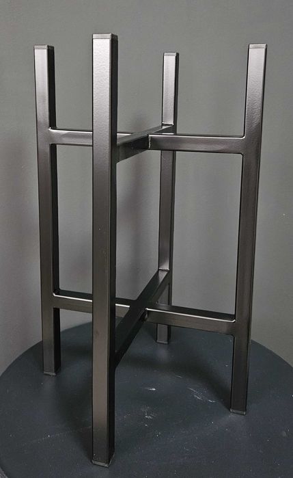 Podwójny kwietnik Loft, Stojak CZARNY