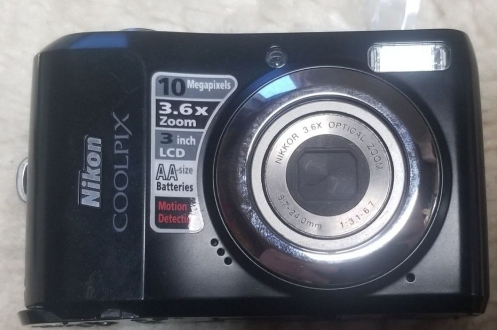 Фотоаппарат Nikon Coolpix L20.обзор ютуб,sharp, статуэт