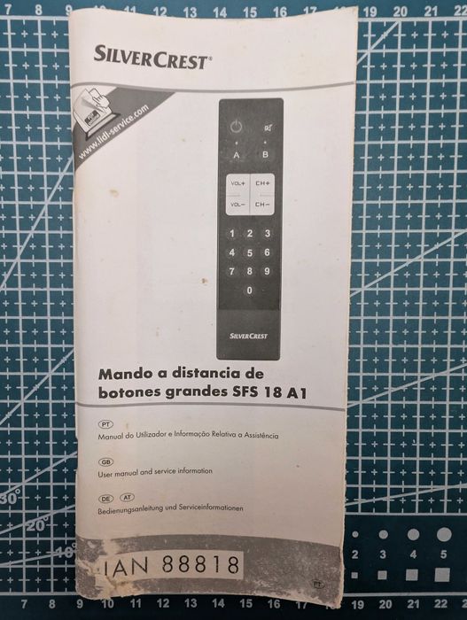 Comando Universal de TV SilverCrest [COMO NOVO]