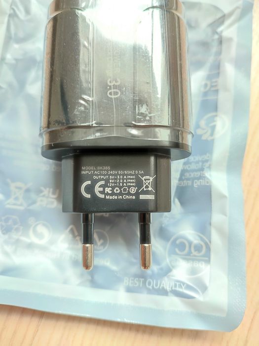 Швидка турбо-зарядка для планшету, телефону Power Quick Charge 3.0