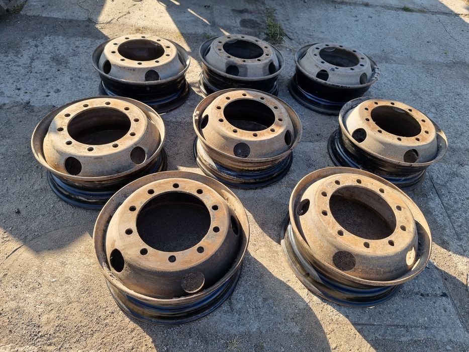 Диск колісний 22.5х7.5, безкамерний, вузький, камаз, маз, зіл